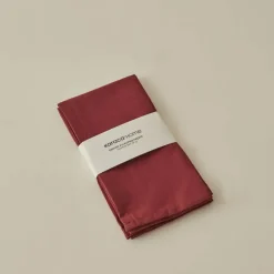 Karaca Home Belle Saum 2-teiliges Stoffserviette Bordeaux