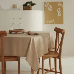 Karaca Home Belle Saum Tischdecke Beige