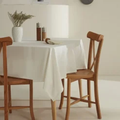 Karaca Home Belle Saum Tischdecke Ecru
