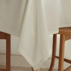 Karaca Home Belle Saum Tischdecke Ecru