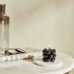 Karaca Home Buble Kerze, Schwarz