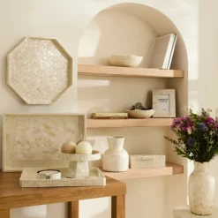 Karaca Home Carrie Stehender Dekorativer Teller 22x13 cm