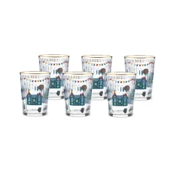 Karaca Home Chick 500 ml 6-Teiliges Getränkeglas-Set