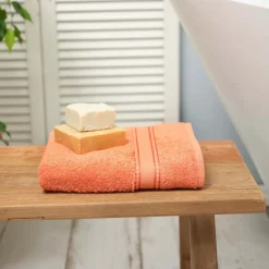 Karaca Home Daily Soft Badetuch, 100% Baumwolle, Fliese