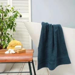 Karaca Home Daily Soft Dunkelöl 100% Baumwolle Handtuch 50x90 cm