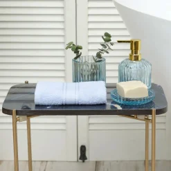 Karaca Home Daily Soft Ice Blue 100% Baumwolle Handtuch 30x50 cm