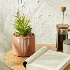 Karaca Home Einfacher Topf Kunstpflanze 23 cm