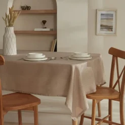 Karaca Home Elizabeth Tischdecke Beige, 140 x 200 cm