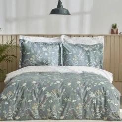 Karaca Home Evergreen Doppeltes Bettbezugsset, Grün