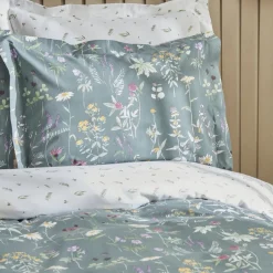 Karaca Home Evergreen Doppeltes Bettbezugsset, Grün