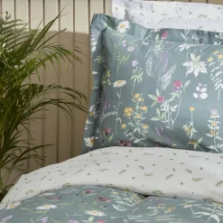 Karaca Home Evergreen Einzelbettbezug Set, Grün