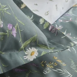 Karaca Home Evergreen Einzelbettbezug Set, Grün