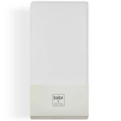 Karaca Home Jersey Fitted Bed Sheet White 70x140 cm + 20 cm Öko-Tex Zertifiziert