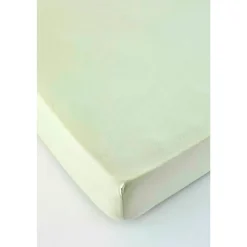 Karaca Home Jersey Fitted Bettlaken Olivgrün (100x200 cm) Öko-Tex Zertifiziert