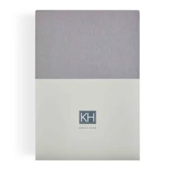 Karaca Home Jersey Fitted Bettlaken Grau (100x200 cm) Öko-Tex Zertifiziert