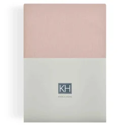 Karaca Home Jersey Fitted Bed Sheet Salmon Pink 100x200 cm + 30 cm Öko-Tex Zertifiziert
