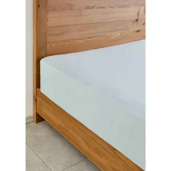 Karaca Home Jersey Fitted Bettlaken Hellblau (200x200 cm) Öko-Tex Zertifiziert