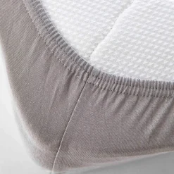 Karaca Home Jersey Fitted Bed Sheet Grey 70x140 cm + 20 cm Öko-Tex Zertifiziert