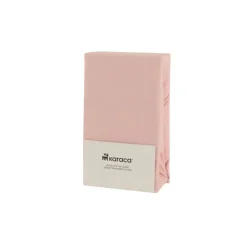 Karaca Home Jersey Spannbettlaken, 140x200+30cm, Staubrosa