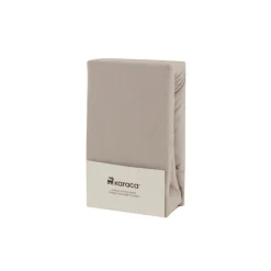 Karaca Home Jersey Spannbettlaken, 120x200+30cm, Grau