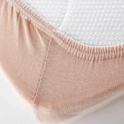 Karaca Home Jersey Spannbettlaken Salmon Pink 90x200 cm + 30 cm- Öko-Tex zertifiziert