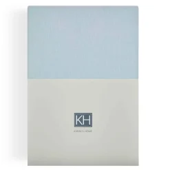 Karaca Home Jersey Spannbettlaken hellblau 120x200 cm + 30 cm Öko-Tex zertifiziert
