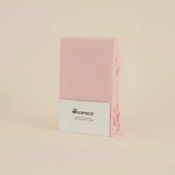 Karaca Home Jersey Spannbettlaken, 100x200+30cm, Staubrosa