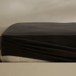 Karaca Home Jersey Spannbettlaken, 140x200+30 cm, Anthrazit