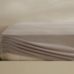 Karaca Home Jersey Spannbettlaken, 200x200+30cm, Grau