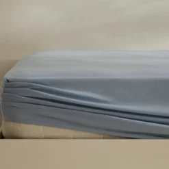 Karaca Home Jersey Spannbettlaken, 180x200+30cm, Blau