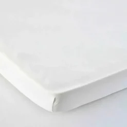 Karaca Home Jersey Spannbetttuch, Super King, Weiß