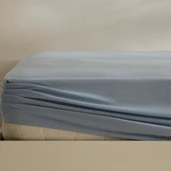 Karaca Home Jersey Spannbettlaken, 120x200+30cm, Blau