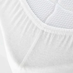 Karaca Home Jersey Spannbetlaken weiß 90x200 cm + 30 cm Öko-Tex zertifiziert