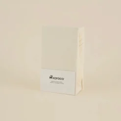 Karaca Home Jersey Spannbettlaken, 140x200+30 cm, Creme