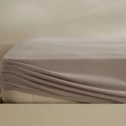 Karaca Home Jerseystretch Spannbettlaken, 180x200+30cm, Grau