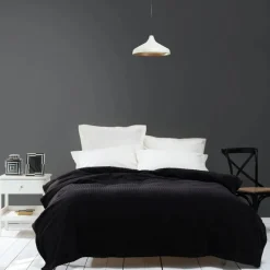 Karaca Home Joena Einzeldecke Schwarz (PP)