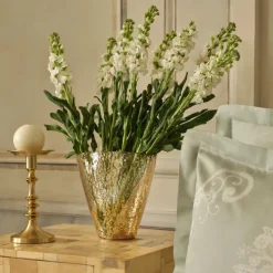 Karaca Home Jolie Vase Gold 23X13,5X23 cm