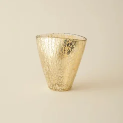 Karaca Home Jolie Vase Gold 23X13,5X23 cm