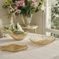 Karaca Home Jolie Vase Gold 23X13,5X23 cm