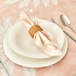 Karaca Home Juno 2er Set Serviette 40x40 cm Puder