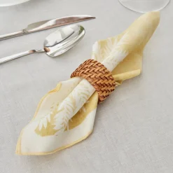 Karaca Home Juno 2er Set Serviette 40x40 cm Gelb