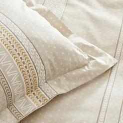 Karaca Home Keira 100% Baumwolle Bettwäsche-Set Beige