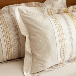 Karaca Home Keira 100% Baumwolle Bettwäsche-Set Beige