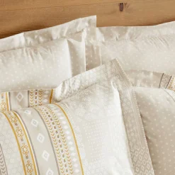 Karaca Home Keira 100% Baumwolle Bettwäsche-Set Beige