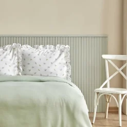 Karaca Home Lidya, 100% Baumwolle Doppelbett Tagesdecke Set, Grün