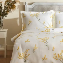Karaca Home Loretta 100% Baumwolle Einzelbett-Piké-Set, Gelb