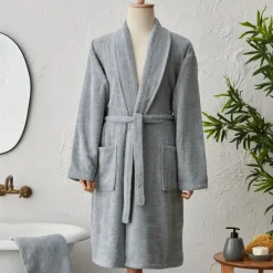 Karaca Home Lottie 0 Pamuk Bornoz Seti L/XL Antrasit