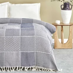 Karaca Home Luna, Doppelpiqué, Marineblau