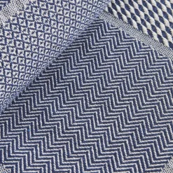 Karaca Home Luna, Doppelpiqué, Marineblau