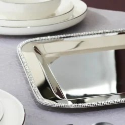 Karaca Home Majesty Dekorative Tablett Rechteckig 42x29,5 cm